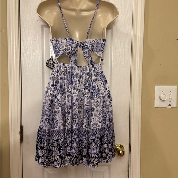 NWT Angie Lavender and Violet Floral Dress size S - Picture 4 of 9